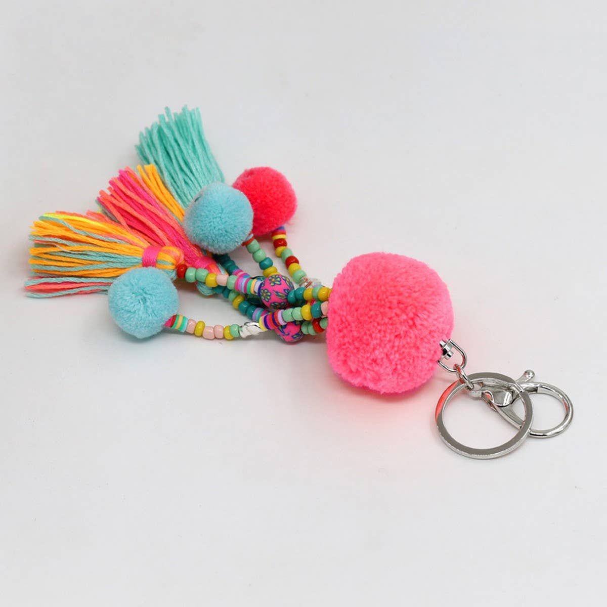 BOHEMIAN TASSEL WOMENS BAG PENDANT KEYCHAIN_CWMM3560