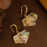 AURORA FANTASY DEEP SEA ABALONE EARRINGS_CWMM4282
