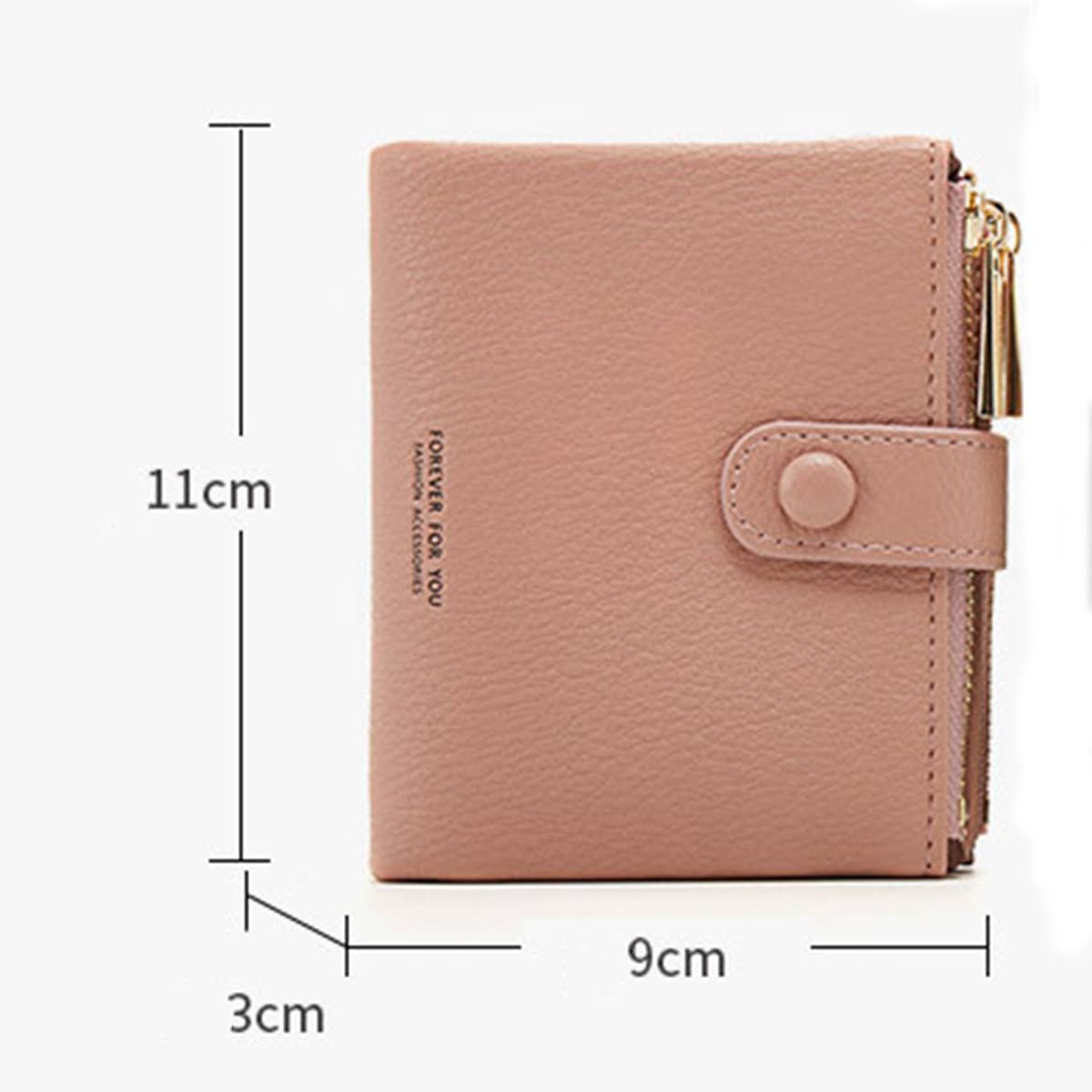Women Fashion Double Zipper Wallet_Cwab1242