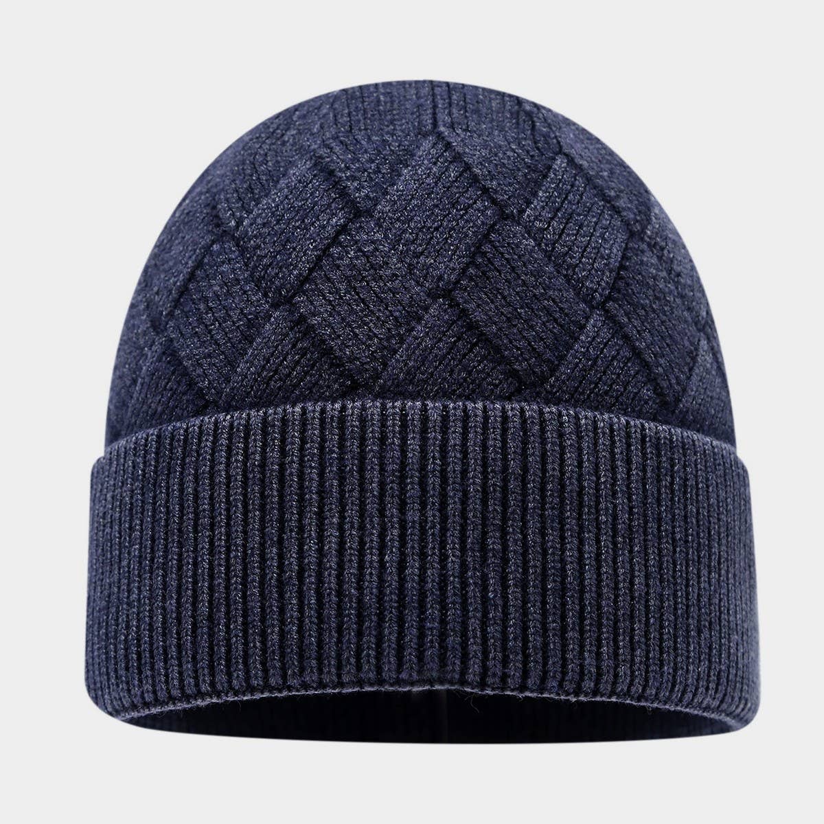 Winter Knit Beanie Hat Women Warm Ear Cover_Cwah04732