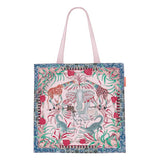 ELEPHANT GIRAFFE CANVAS TOTE FOR WOMEN_CWAB5126