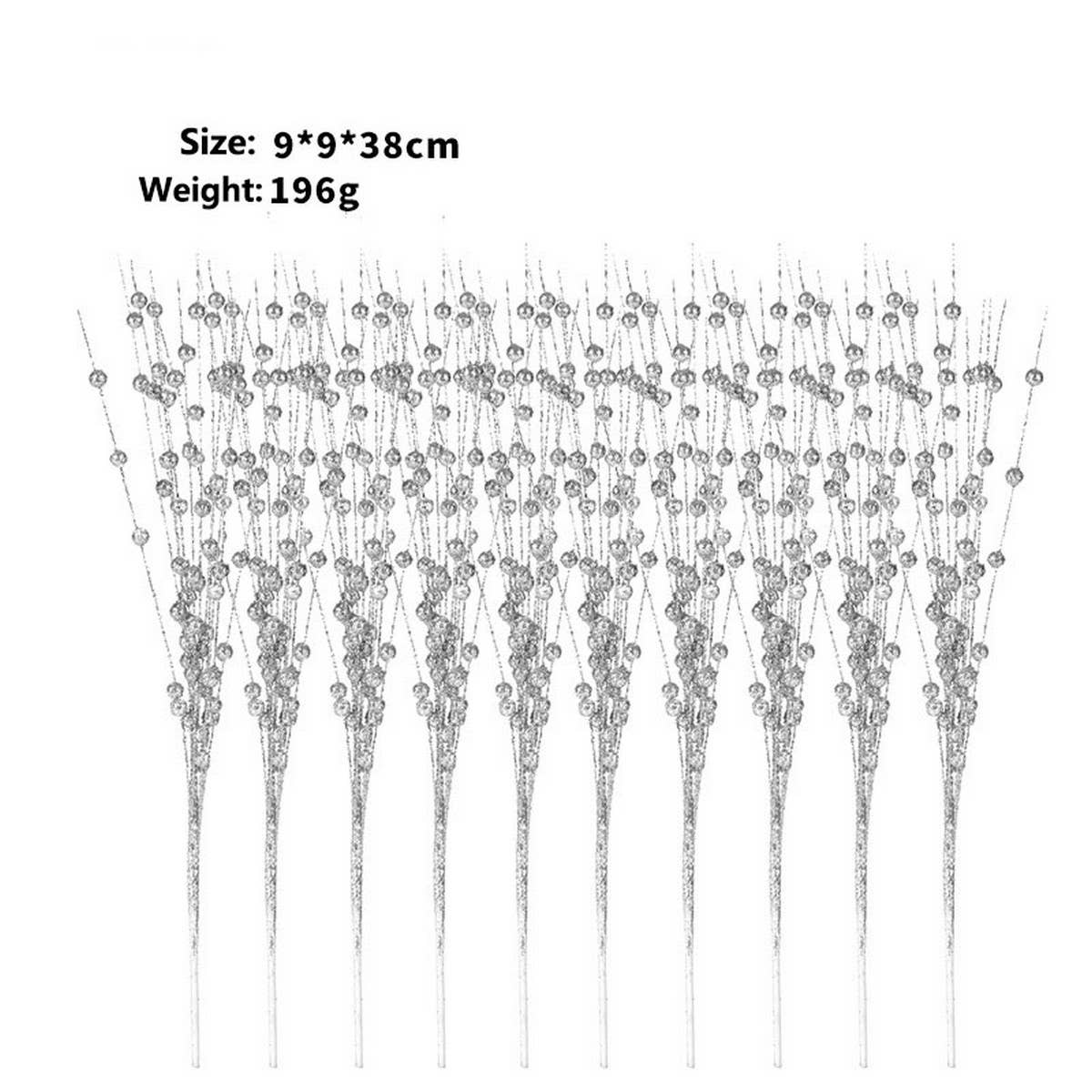 10-Pack 43Cm Christmas Tree Branch Picks_Cwmm9978