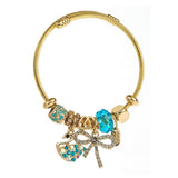 FAIRY STYLE SWAN BOW CHARM COUPLE BRACELET_CWMM8489