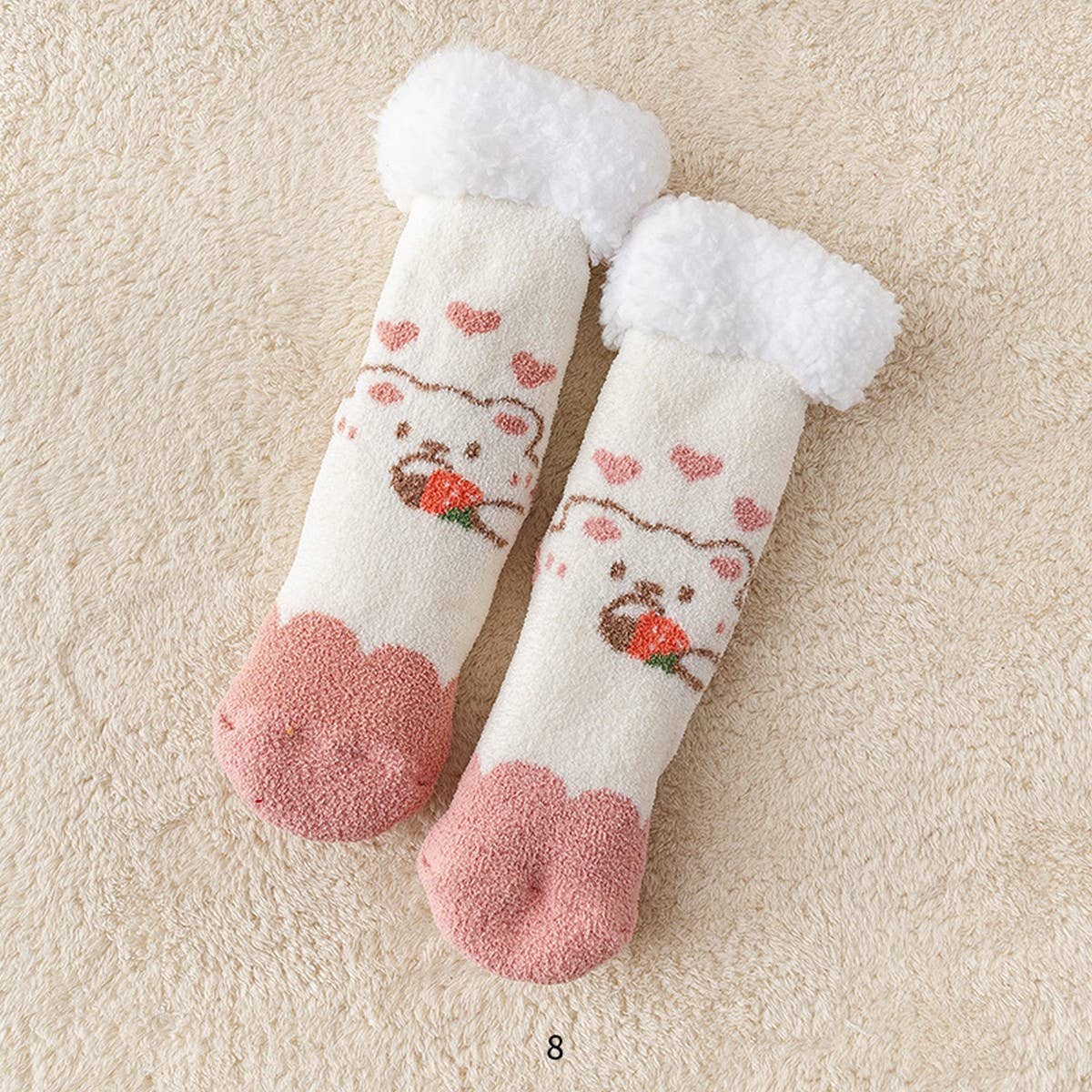 Winter Mid-Tube Non-Slip Floor Socks For Women_Cwms0770