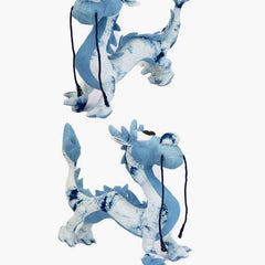CUTE TIE DYE DRAGON PLUSH TOY ORNAMENT_CWMM6062