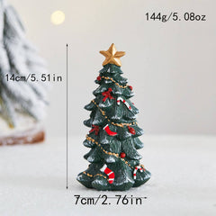 Cwmm10421_Mini Resin Christmas Tree Decor Diy Display