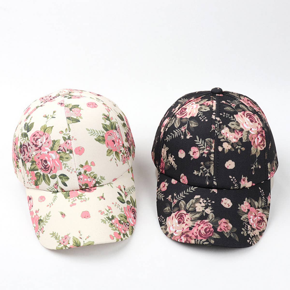 FLORAL BASEBALL CAP WOMENS BOHO PRINT CWAH1143