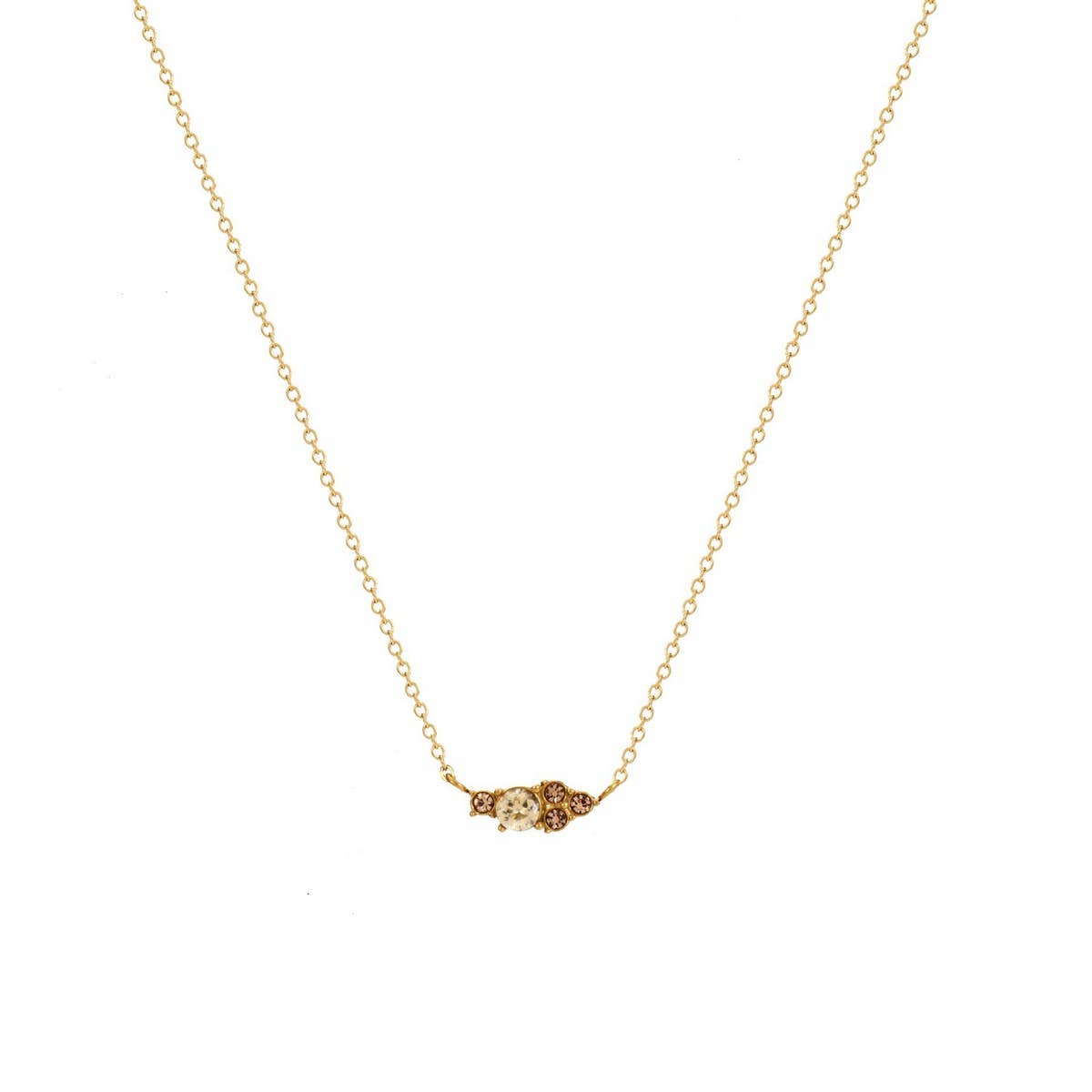 CLASSIC SIMPLE COLORFUL BIRTHSTONE NECKLACE_CWMM5669