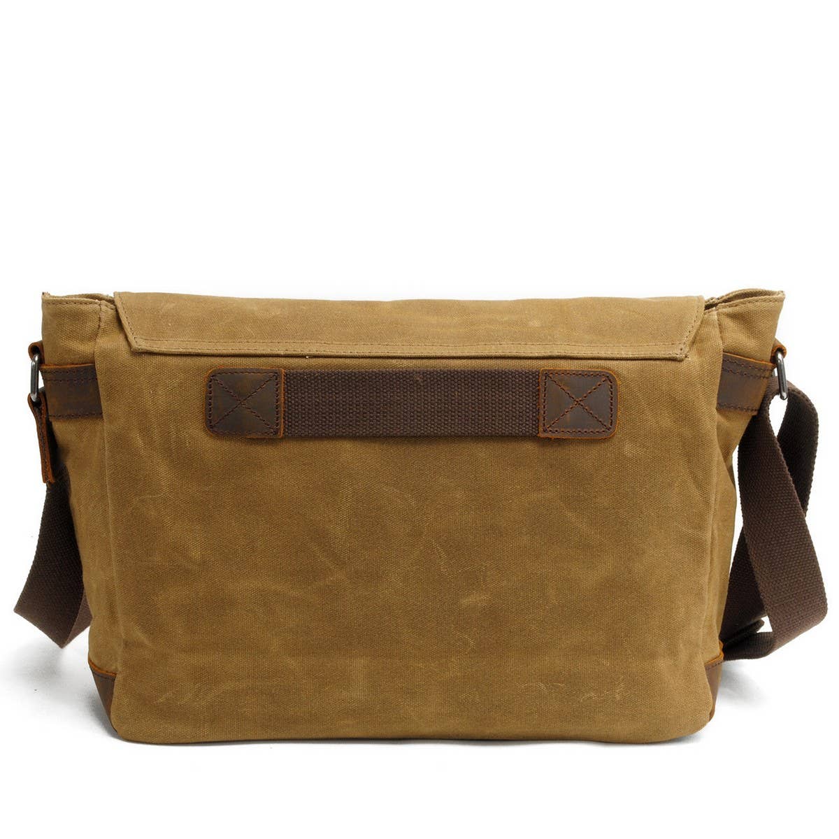 MENS VINTAGE CANVAS MESSENGER LAPTOP BAG_CWAB5556