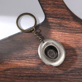 Vintage Style Western Cowboy Hat Pendant Keychain_Cwmm0576