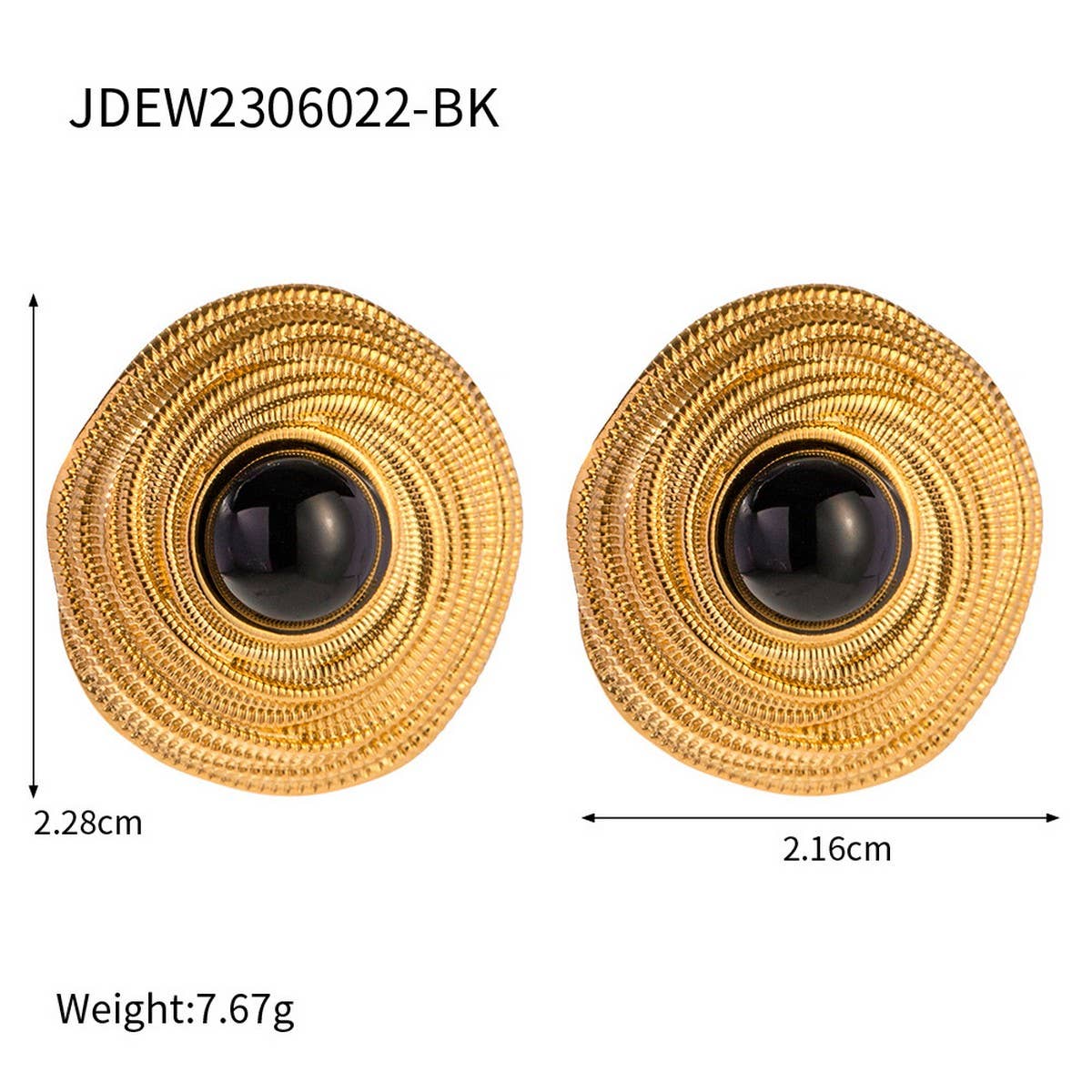 RETRO COIL HIGH END LUXURY EARRINGS_CWAJE1371