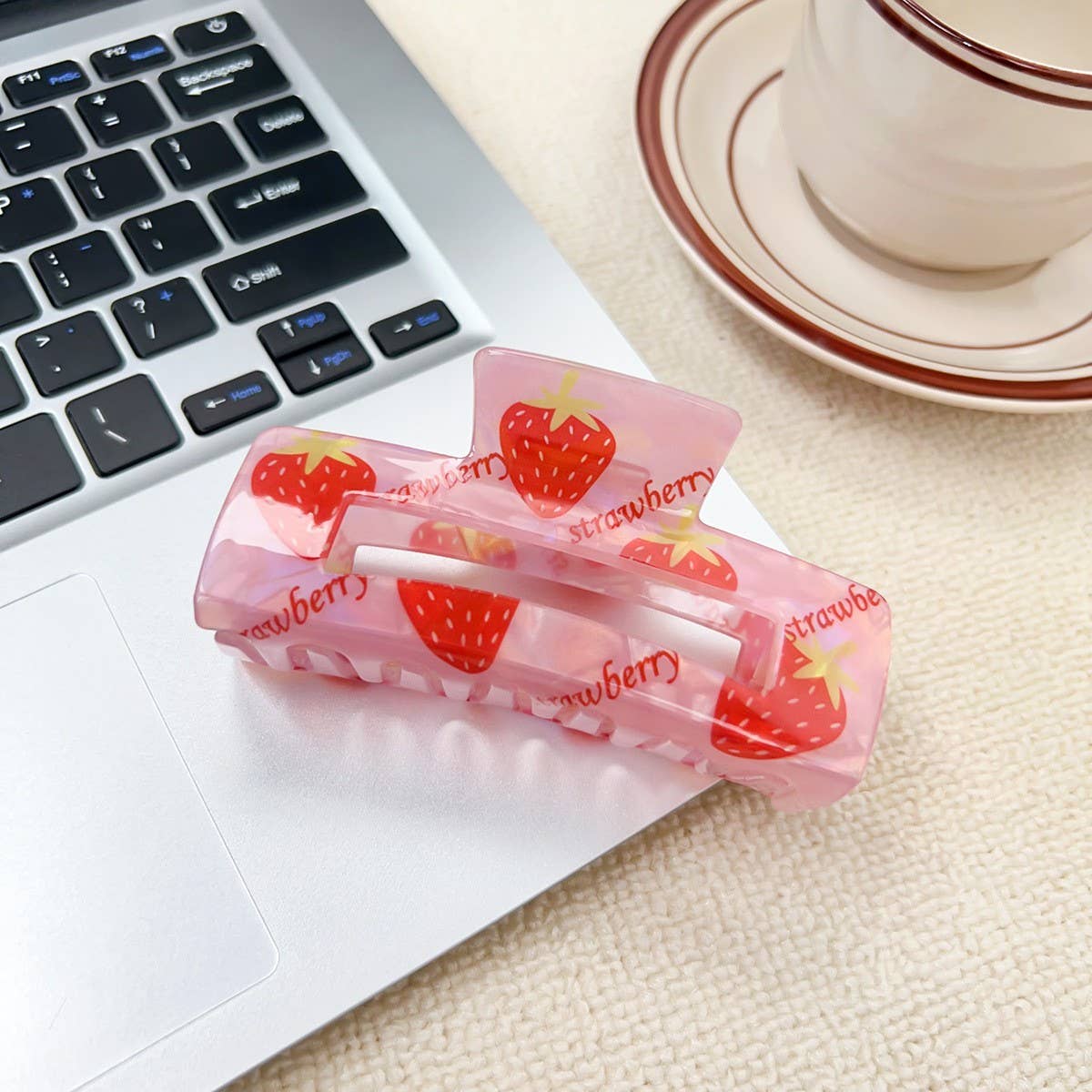 IRIDESCENT FRUIT HAIR CLAW SWEET CANDY COLOR CLIP_CWAHA1577