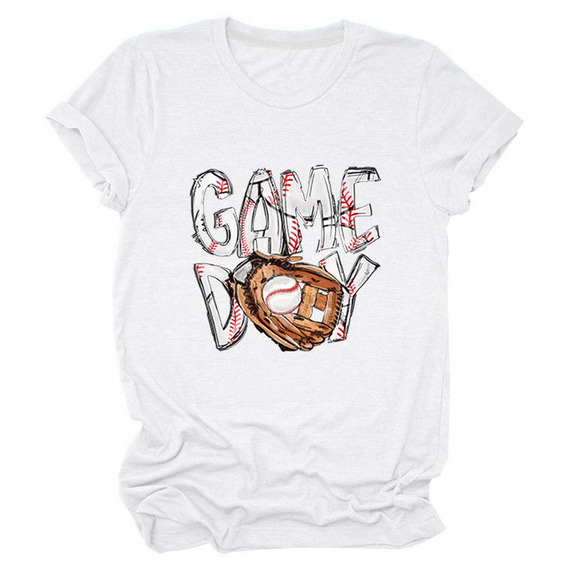 NEW WOMENS PLUS SIZE SHORT SLEEVE GLOVE TEE_CWTTS1513