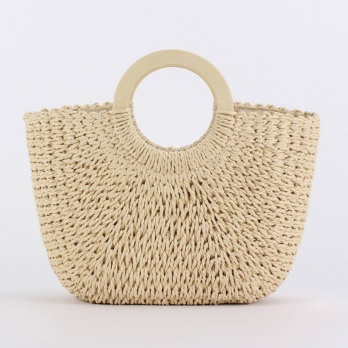 Women'S Handmade Large Capacity Woven Bag_Cwab4708