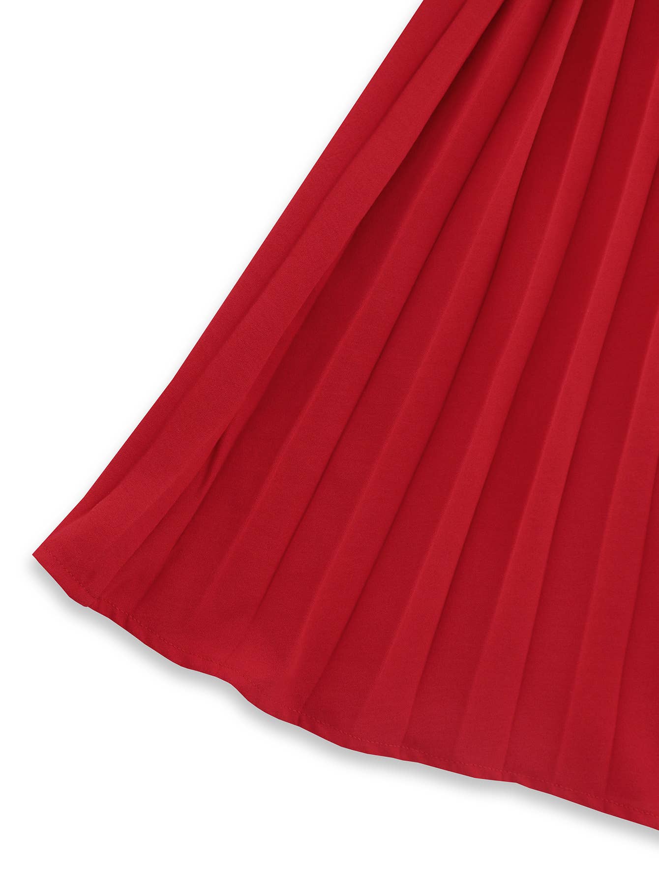 V-Neck Fashion,Slimming Elegant Pleated Dress