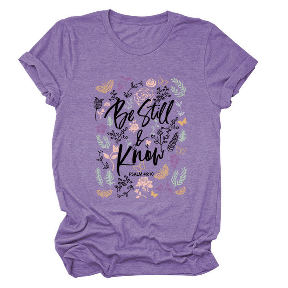 Womens Faith Tee, Be Still And Know_Cwtts1480
