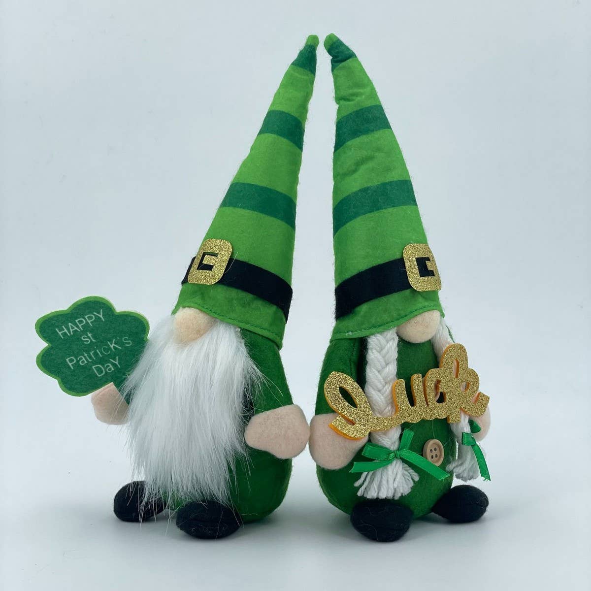 ST PATRICKS DAY FACELESS DOLL RUDOLPH ORNAMENT_CWMM3454