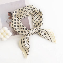 CHIC SILK SQUARE SCARF VERSATILE HEADSCARF SHAW_CWASC0507
