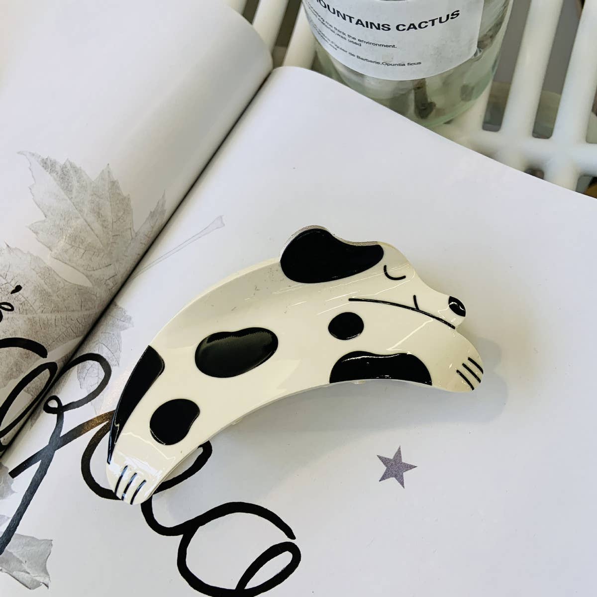 Cwaha4501_Animal Hair Catcher Spotted Dog Hair Clip