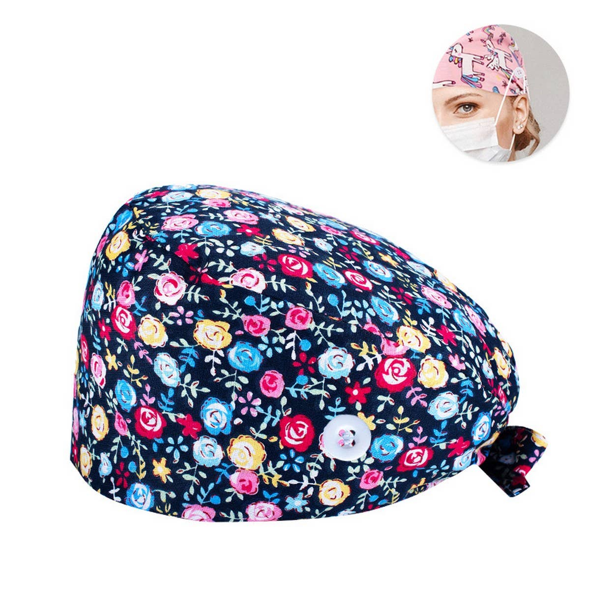 NURSE CAP SURGICAL CAP PURE COTTON DOCTOR CAP_CWAH3374