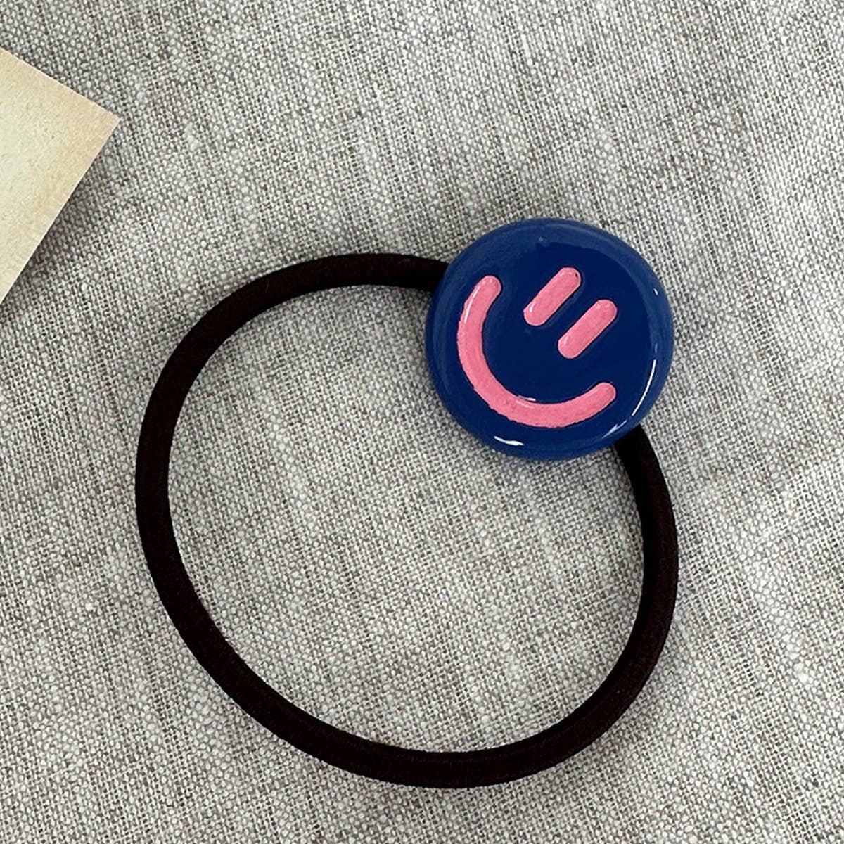 SMILEY FACE HAIR TIES_CWAHA0340