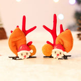 Cwaha0409_Christmas Kids Resin Hair Clips