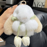 CUTE MINI PLUSH BUNNY DOLL KEYCHAIN PENDANT_CWMM2484