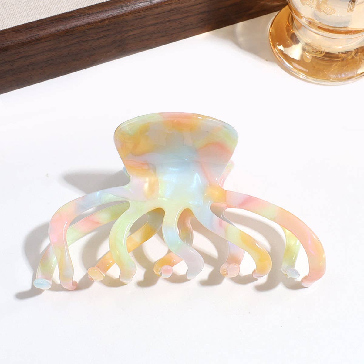 OCTOPUS ACETATE HAIR CLAW COLORFUL FASHION CLIP_CWAHA2211