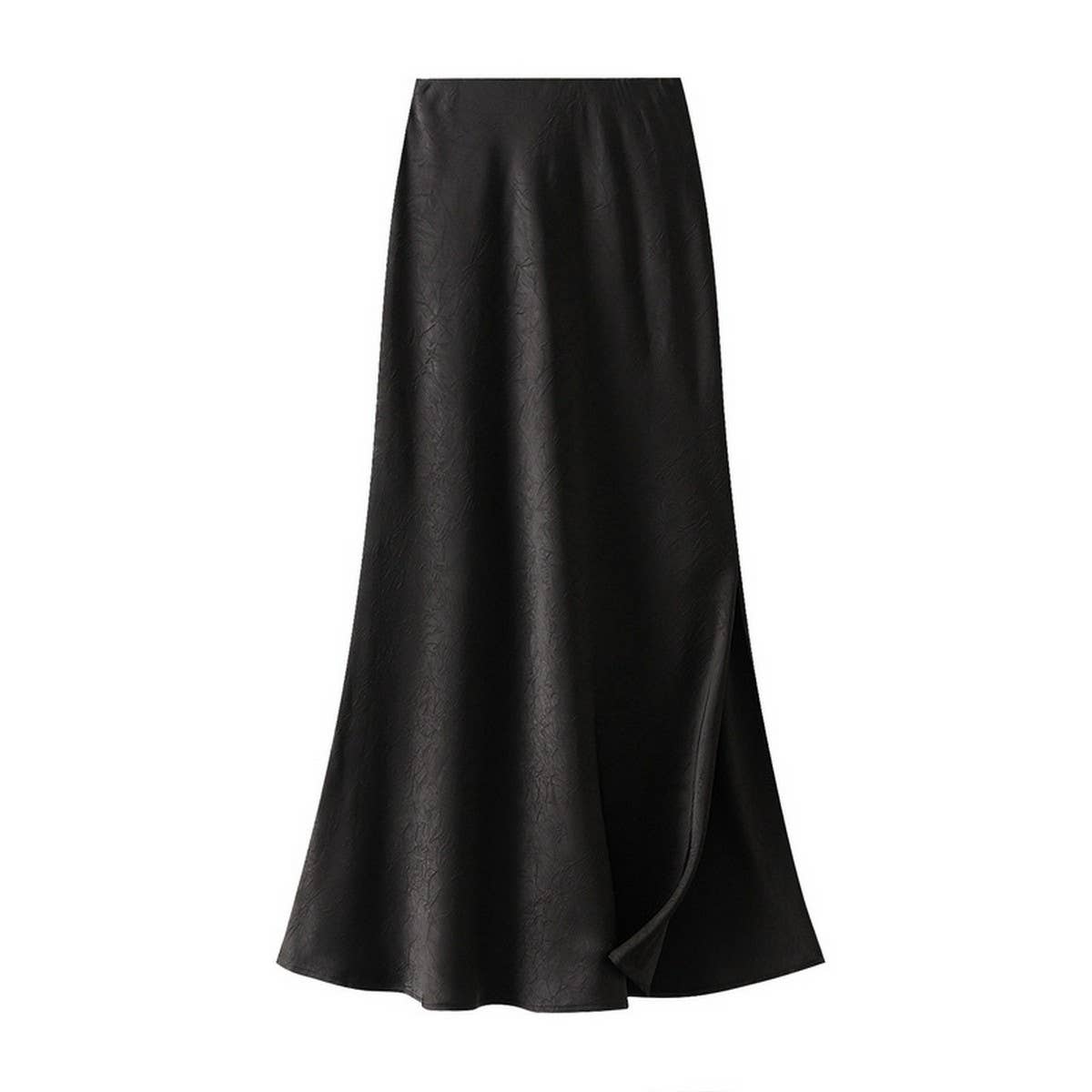 DARKPATTERN SATINFISHTAILSKIRTSLIT DRAPELONGSKIRT__CWBMS0295