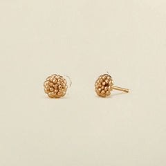 Vintage December Birth Flower Stud Earrings
