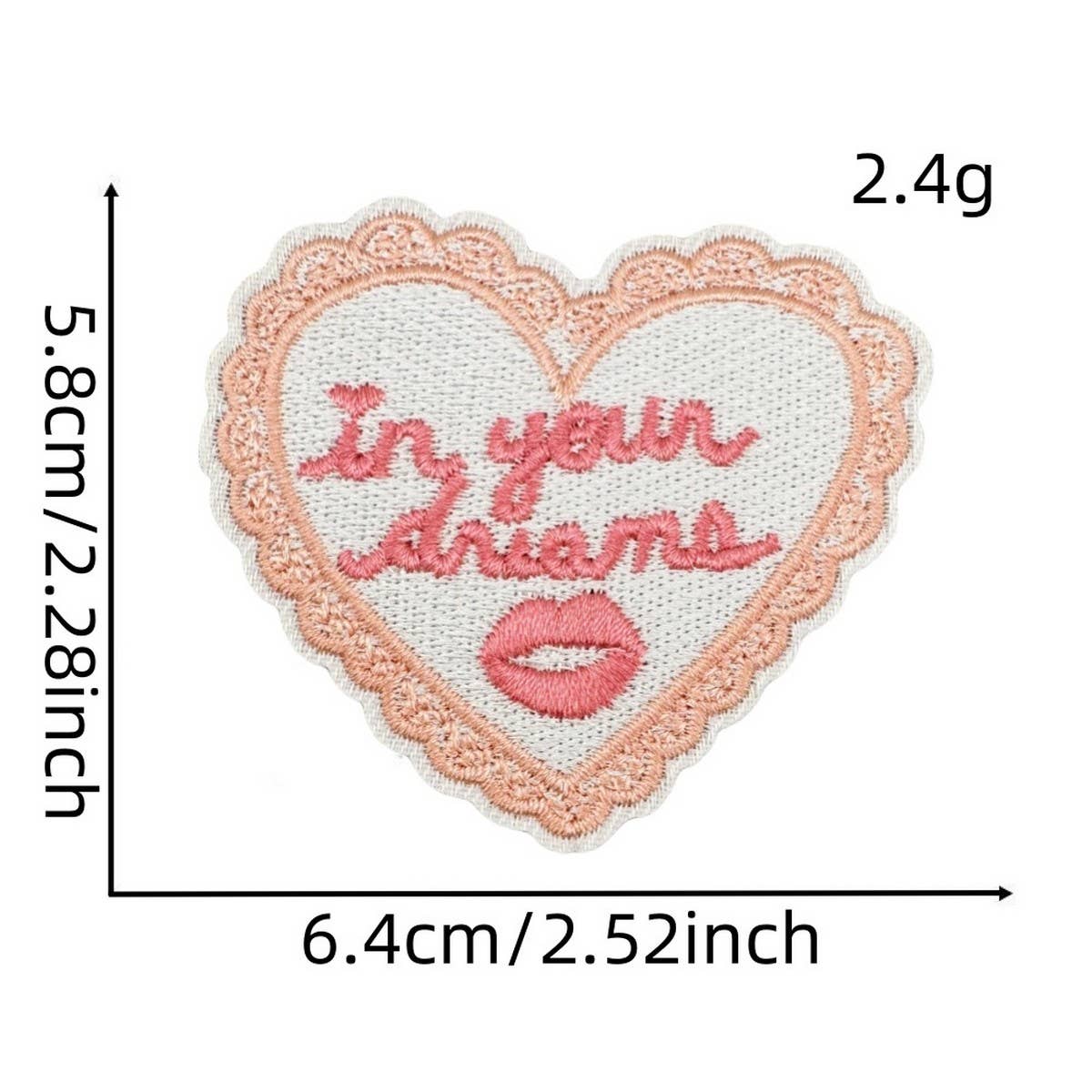 CUTE SOLID COLOR CARTOON BOW EMBROIDERED PATCH_CWMM4027