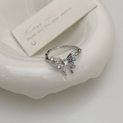 IRREGULAR EXQUISITE BUTTERFLY OPEN RING FOR WOMEN_CWAJE3099