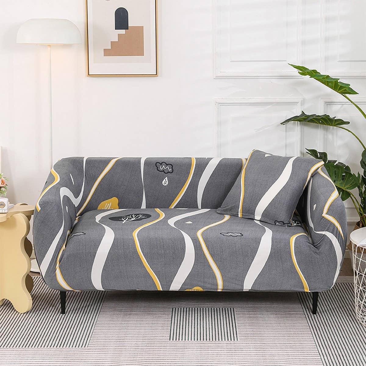 MILK SILK SOFA COVER STRETCH FULL WRAP_CWMM8322