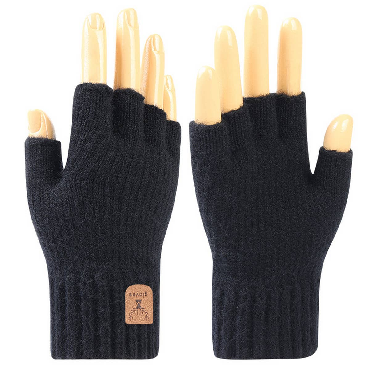 Cold-Proof And Warm Thick Half-Finger Gloves_Cwag0120