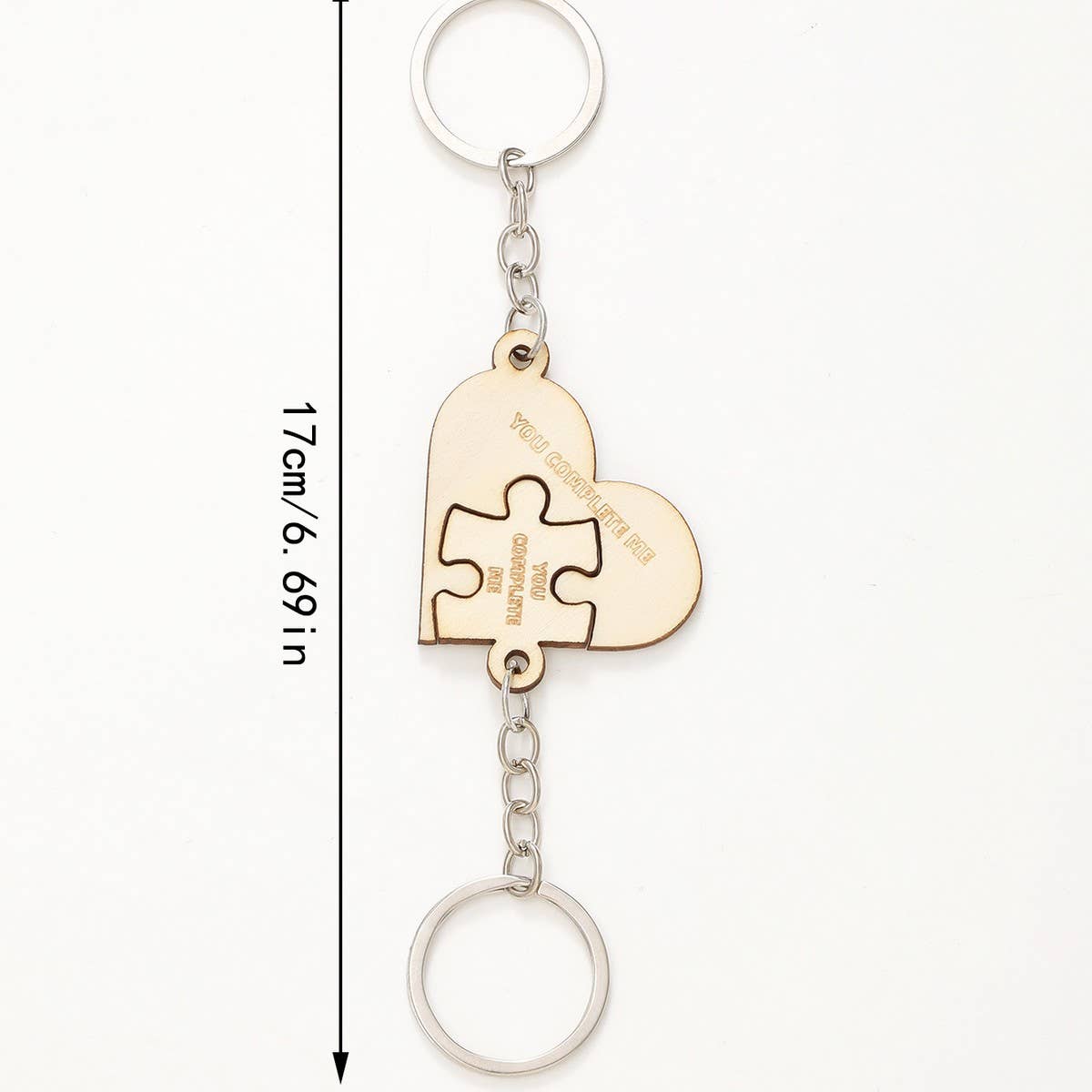 CREATIVE SMALL PENDANT PUZZLE WOODEN KEYCHAIN_CWMM0573