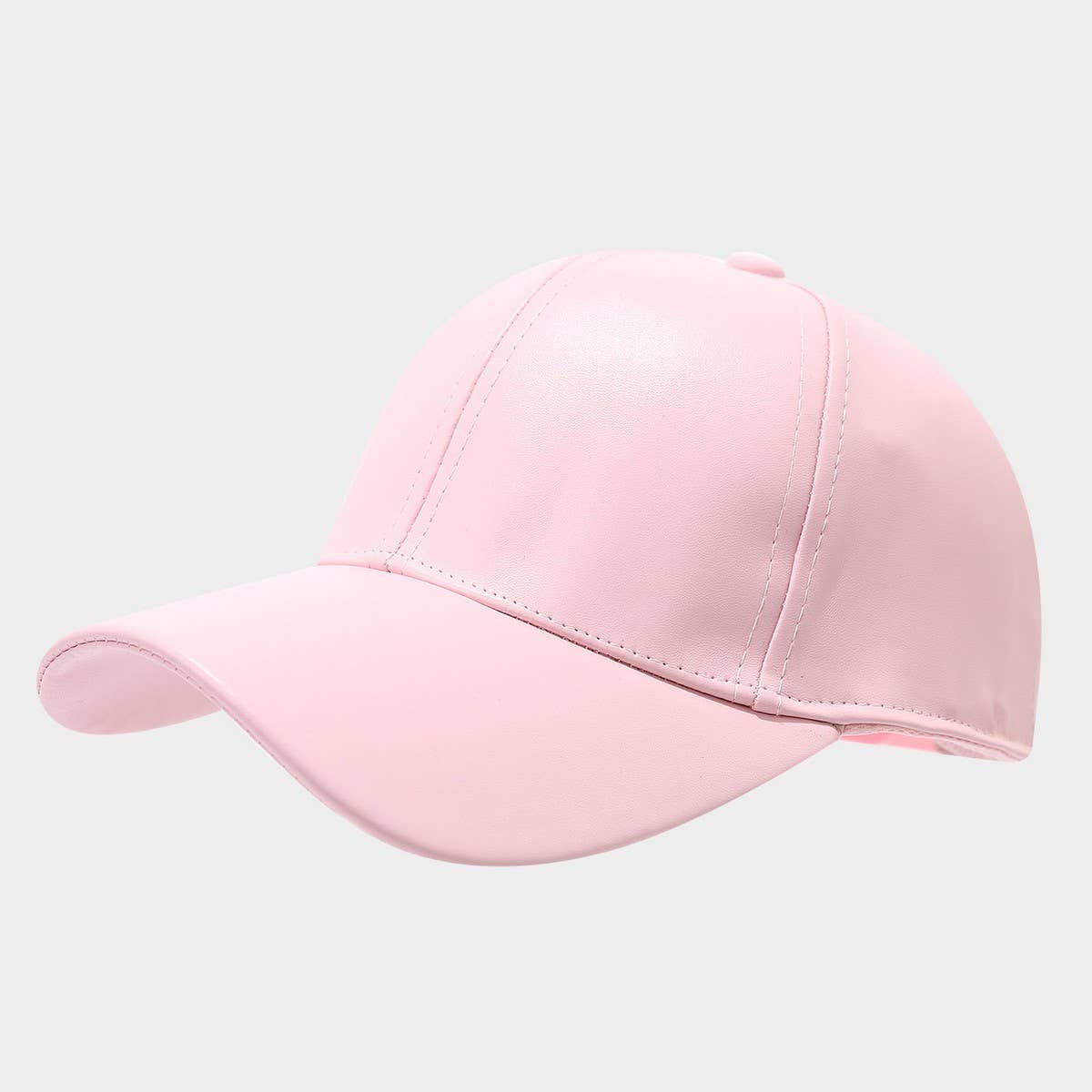 Pu Leather Baseball Cap For Men Vintage Style_Cwah04654