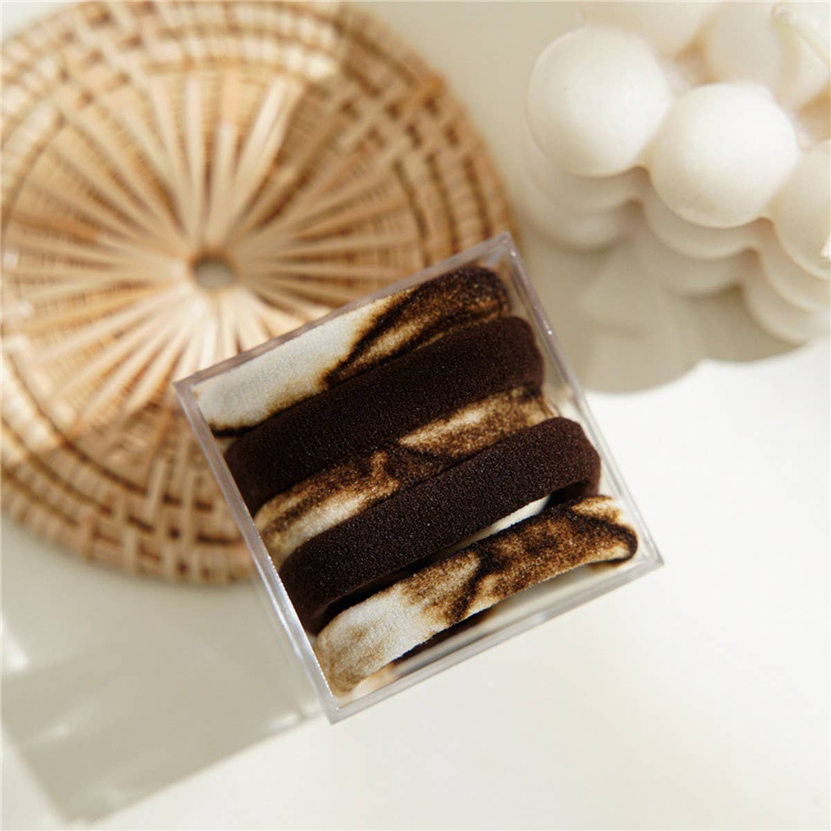 RETRO COLOR TIE DYE HIGH ELASTIC HAIR TIES_CWAHA1123