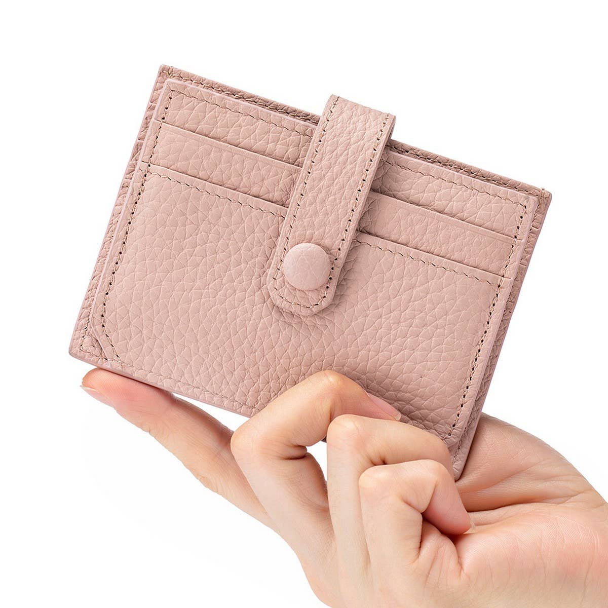 Ultra-Thin Multi-Slot Genuine Leather Card Holder_Cwab3830