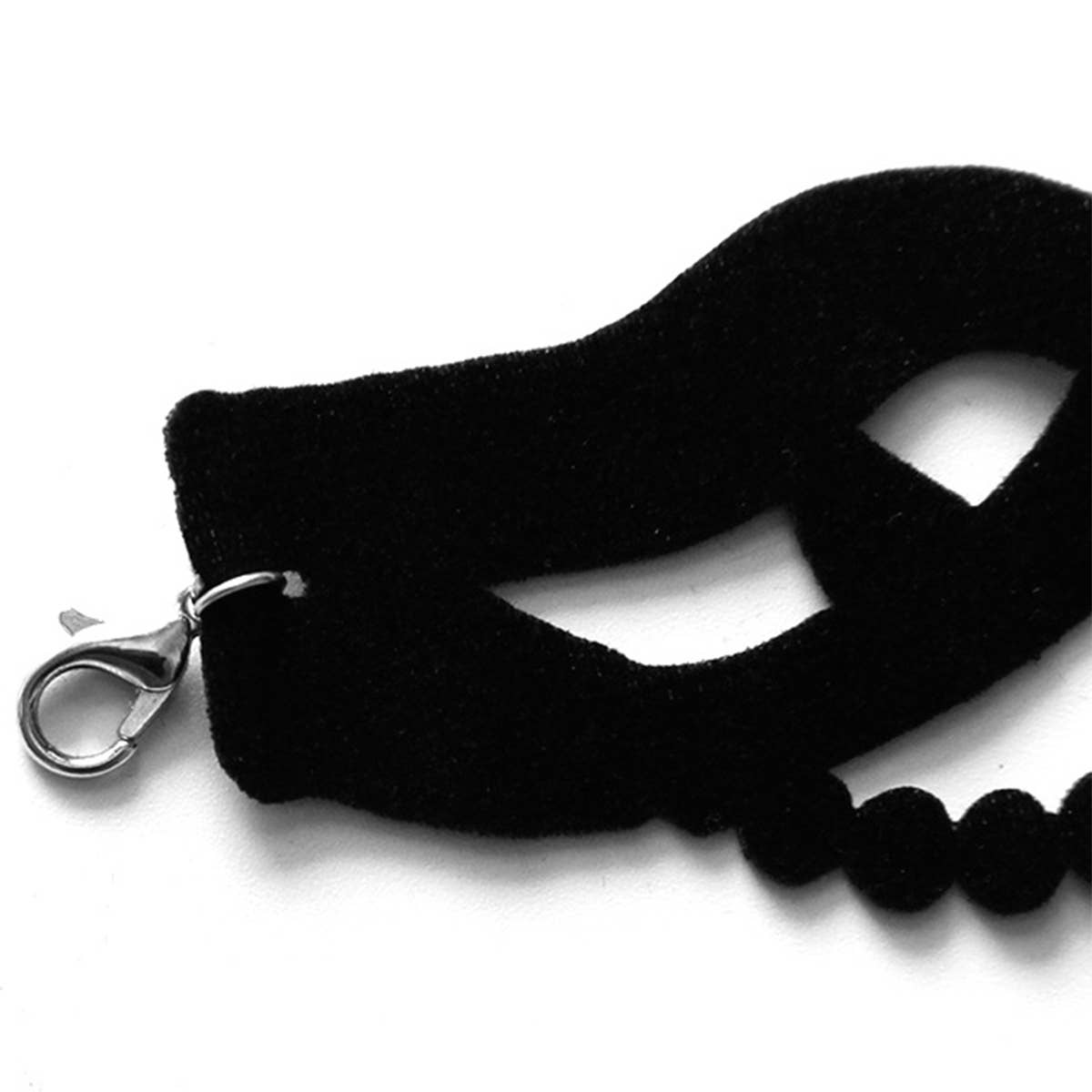 RETRO HALLOWEEN GOTHIC PUNK BLACK BRACELET_CWMM0150