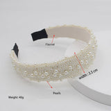 PURE HANDMADE WIDE BRIMMED PEARL HEADBAND_CWAHA0365
