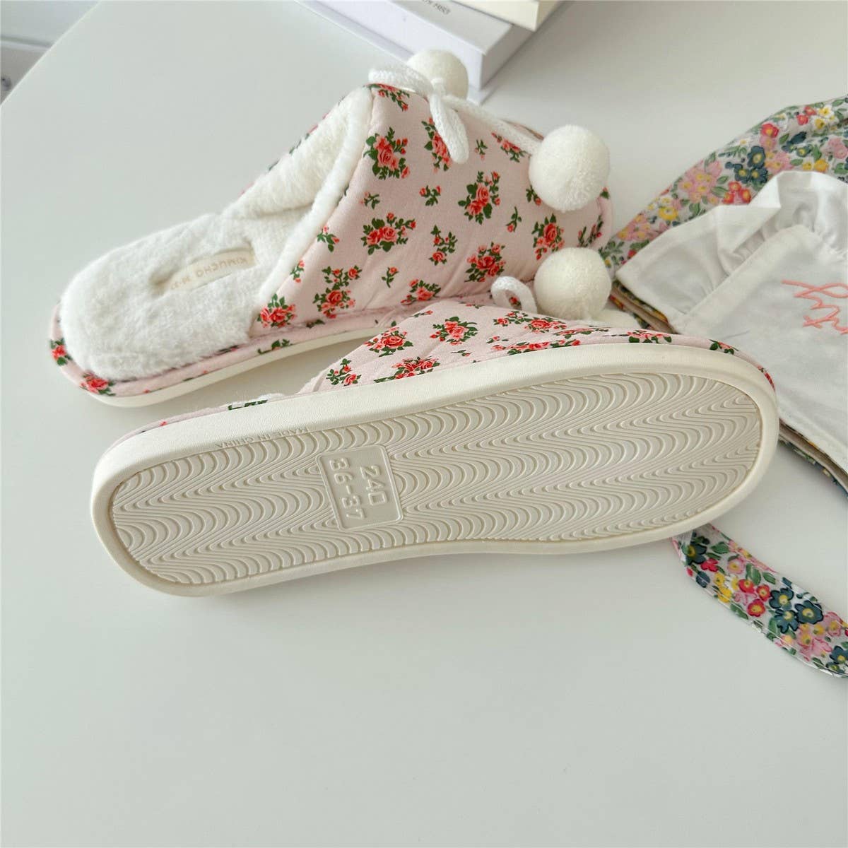 Winter Warm Home Thick-Soled Cotton Slippers_Cwmm2977