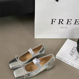 SWEET BOW MARY JANE BALLET LOW HEEL SHOES_CWSHF0144