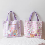 CUTE PRINTED LUNCH TOTE BAG FOR STUDENTS OFFICE_CWAB5664