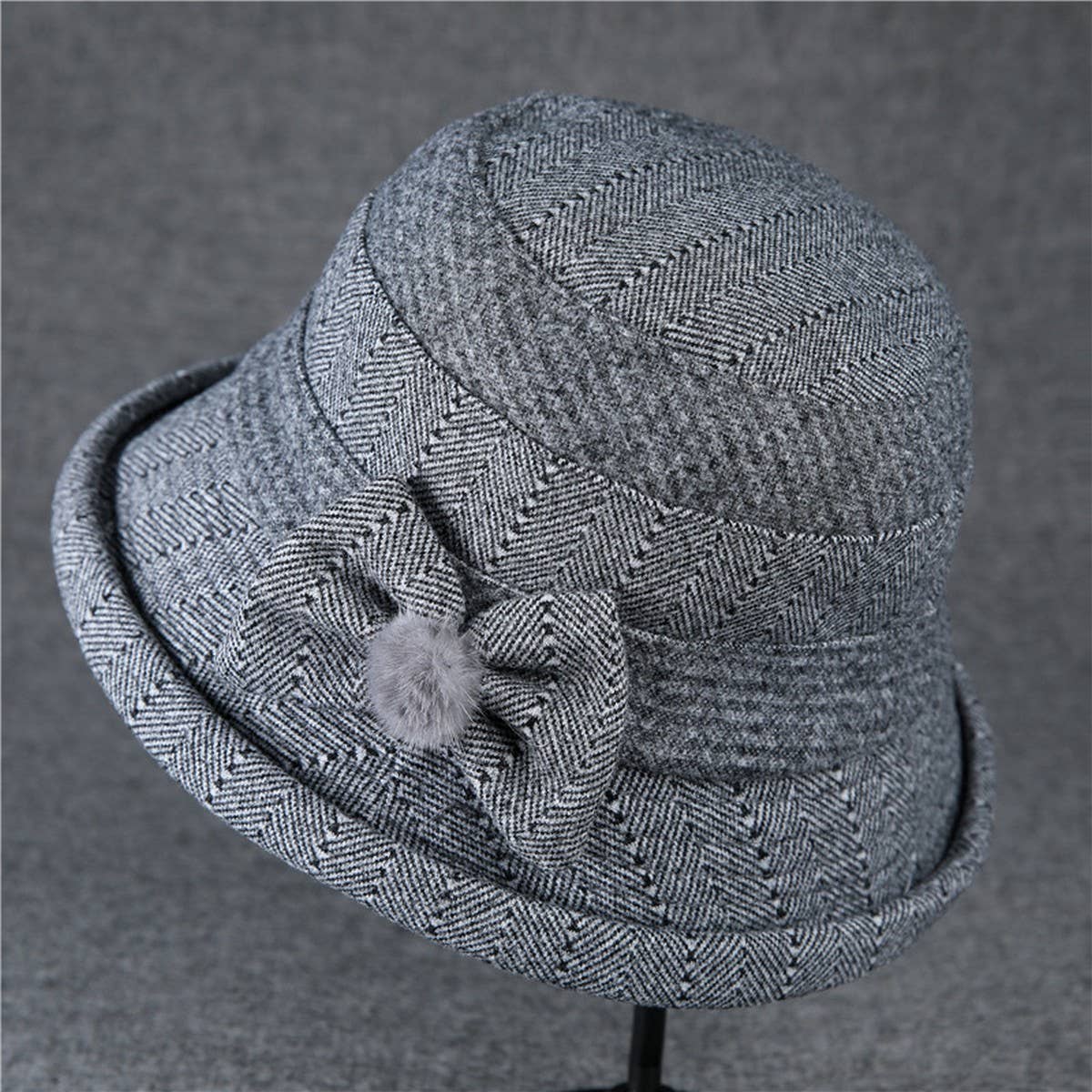 Womens Warm And Stylish Bucket Hat_Cwah1801