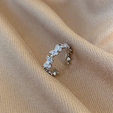 FASHIONABLE AND HIGH END BUTTERFLY ZIRCON RING_CWAJE3103