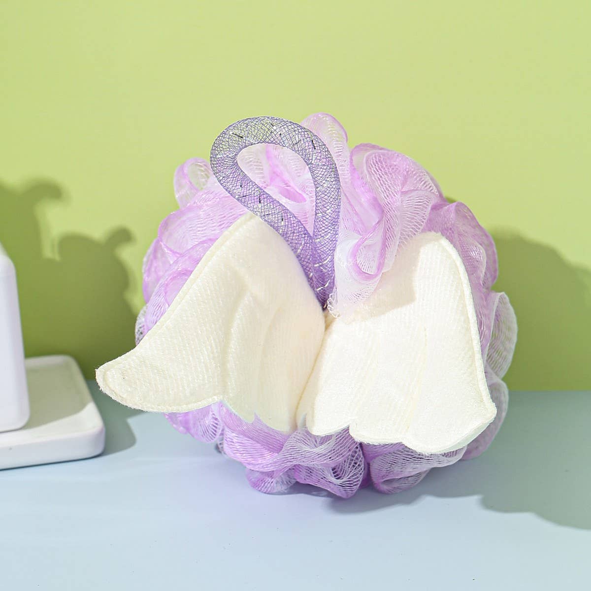 BATH POUF WINGS BATH BALL BATH FLOWER BALL_CWMM3359