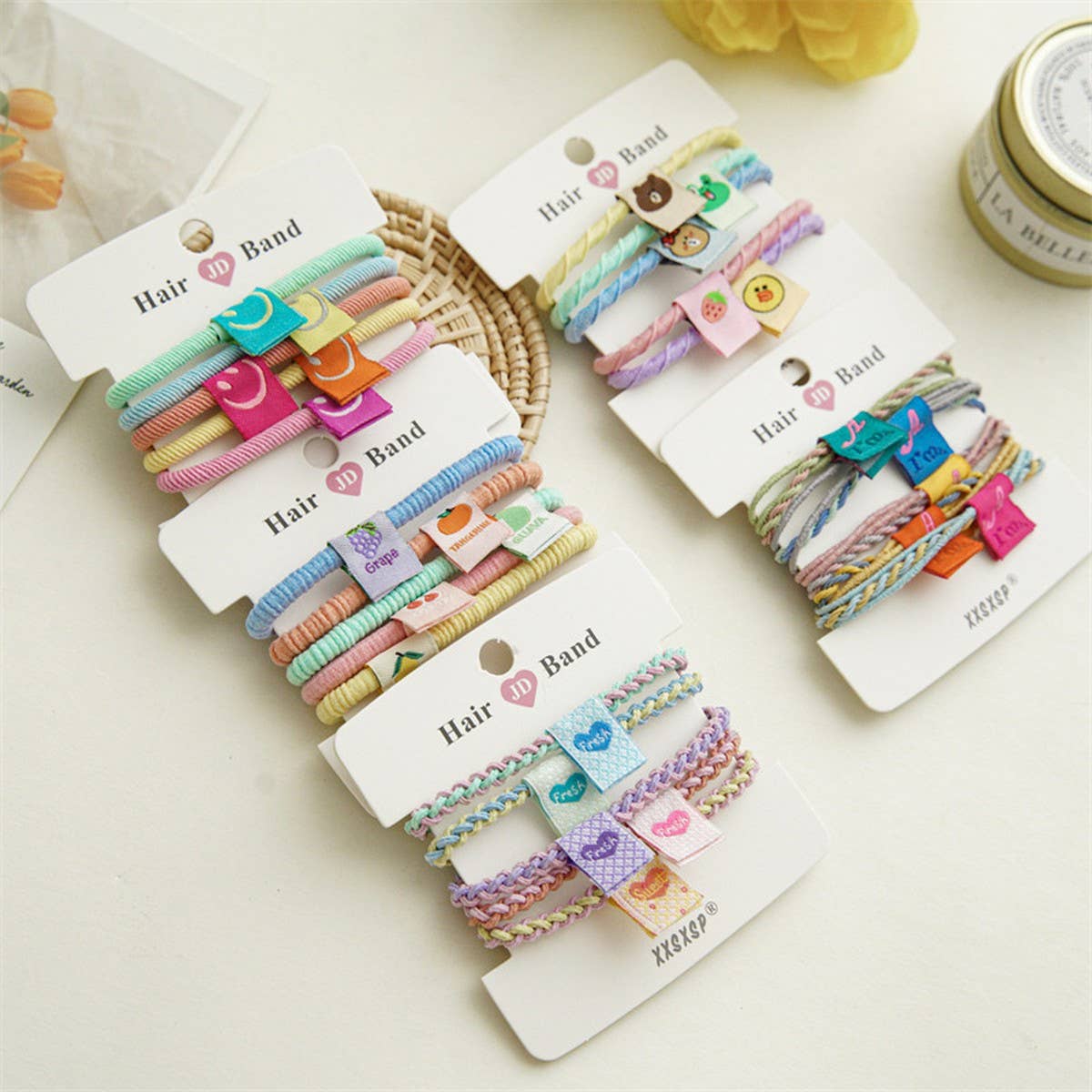 SWEET CANDY COLOR CHILDRENS HAIR TIES_CWAHA1114