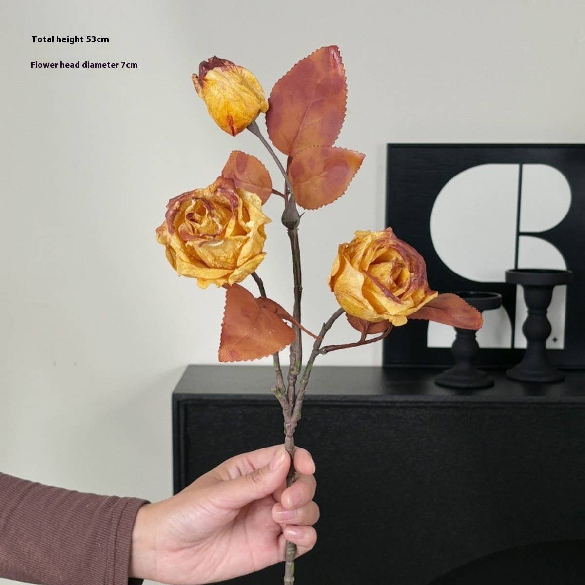 Vintage Autumn Oil Painting Burnt Rose_Cwmm6514