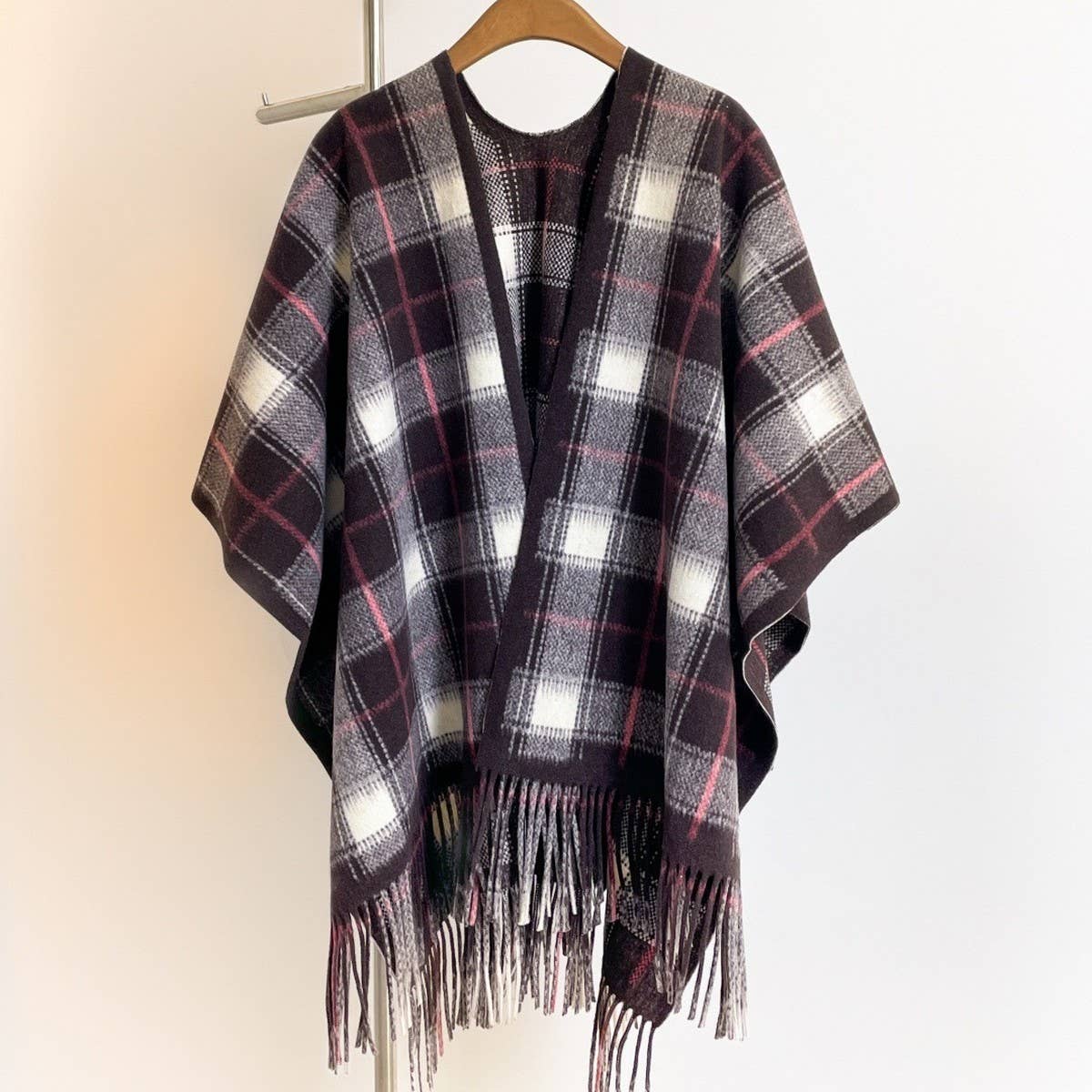 High-End Tassel Shawl Women Long Vintage Cape_Cwocasl00093