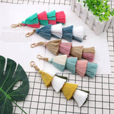 MIXED COLOR TASSEL PENDANT KEYCHAIN_CWMM1565